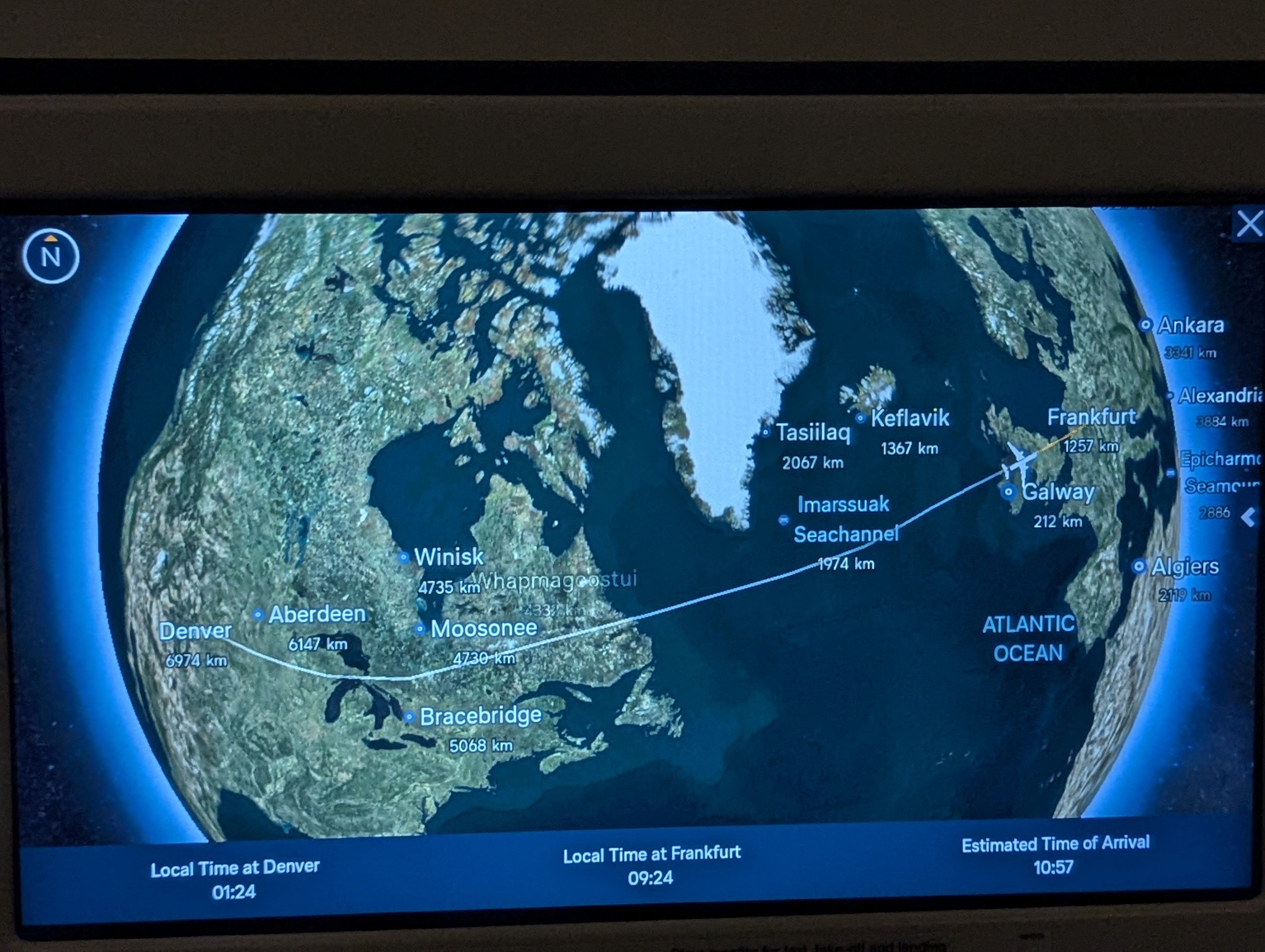 Denver International Airport, Frankfurt, Lufthansa, Airbus